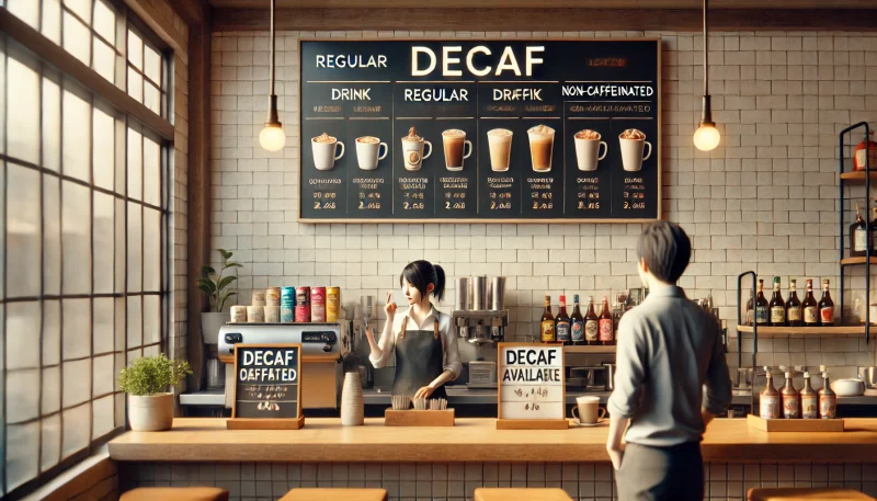 サンマルクレストランでのデカフェ対応状況